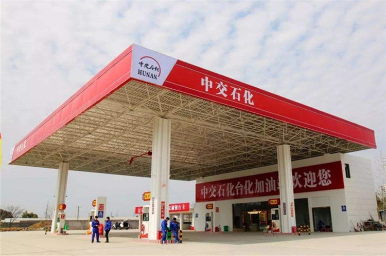 重庆加油站钢结构网架案例6